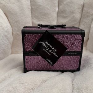 Ulta Beauty Sparkling Pink Cosmetic Case
